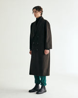 UNISEX FAKE NUBUCK MAXI COAT M - DARK BROWN (6636063096950)