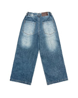 ロングジッパー デニムパンツ / Long Zipper Denim Pants (Blue)