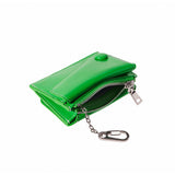 DOT Saddle Keyring Coin & Card Wallets green