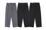 Amber Semi-Wide Coated Denim Pants (3 colors)