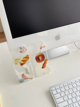 ブレッドアンドミルクジェリースマホケース/Bread and milk jelly case