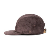 VA Square Suede Camp Cap / Brown