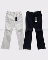 ミュファダメージカッティングデニム / MG617 Mufa Damage Cutting Denim (2 colors)