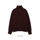ASCLO High Neck Cable Cardigan (5color)