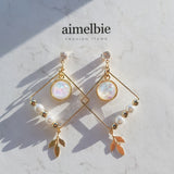 ホワイトドリームキャッチャーイヤリング / White Dream Catcher Earring (LOONA Yves Earring)