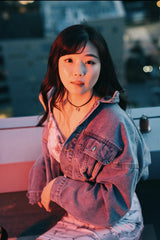 メルビーザキャットシリーズ - キャットフェイスチョーカー / Melbie the Cat Series - Cat Face Choker (Gold ver.) (Kep1er Youngeun Necklace)