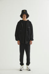 SM:]E ZIP UP HOODIE BLACK (6608594141302)