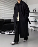 メゾンウールマックコート/SK Maison Wool Mac Coat (2 colors)