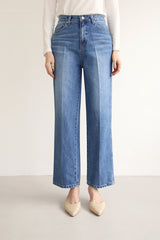ストレートワイドデニムパンツ / TRENDY JEANS / STRAIGHT WIDE DENIM PANTS