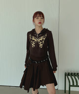 カットアンバランススカート/Cut unbalanced skirt (2color)