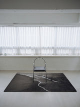 mono seaside rug - L