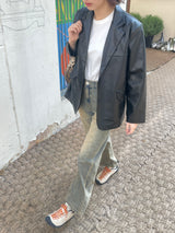 Noir leather jacket