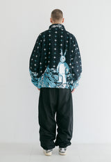 ソフトラウンドジョガーパンツ / BSR2223FWPT049 WD SOFT ROUND JOGGER PANTS BLACK