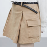 Weevil cargo pleated skirt