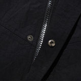 RIPSTOP 2WAY ZIP-UP JACKET [BLACK] (6613803499638)