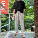 サマーアイスクロップドワイドパンツ (5 colors)