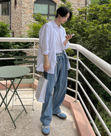 ヘビー ラップ デニムパンツ / Heavy wrap denim pants (2 color)