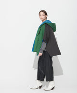 리버서블 패딩 숄_GREEN+BLUE (6636667043958)
