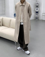ウールベルトマックコート/SI wool belted mac coat (3 colors)