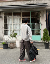 Melange twoway jacket