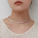シルバーカテナネックレス / silver katena necklace (vermeil)