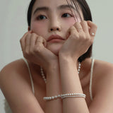 5mm パールブレスレット / 5mm pearl bracelet (S size)