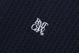 リーセントボタンニットポロ / RECENT BUTTON KNIT POLO_NAVY