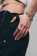 NO.324 [SILVER] GEOMETRY HEART RING