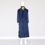 フランス ブラウス/Frances blouse (navy) (6647231774838)
