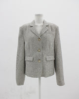 ウォーニーツイードベーシックジャケット / Warney Tweed Basic Jacket (2color)
