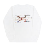 PLAY BOY Covers Logo Crewneck - White (6673066328182)
