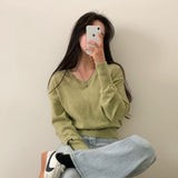 ソフトVネックニットウェア / [Bellide made] Soft V-neck knitwear