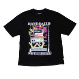 グラフィティ&ファイヤーイグジットオーバーサイズTシャツ / GRAFFITI & FIRE EXIT OVERSIZED TEE