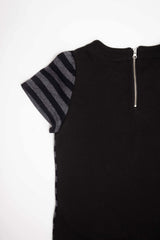 Stripe wool dress