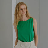 ティア ボート ネック スリーブレス / Tia boat neck sleeveless