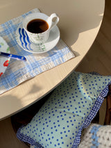 Candy Pop Checkered Frill Mini Cushion Cover Baby Pillow