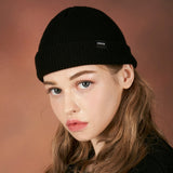 Minimal label beanie