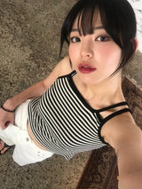 Amour stripe sleeveless