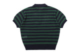 パンチングニットポロ / PUNCHING KNIT POLO_NAVY