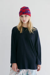 オールドスクールロゴロングスリーブ / BSR2223FWPO083 OLD SCHOOL LOGO LONG SLEEVE NAVY