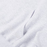スーパーノーマルバルーンオーバーフリースフーディー( White Melange)