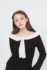 パーミナインオフショルダーTシャツ / peminine offshoulder t-shirt