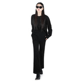 MINIMAL ROUND KNIT BLACK