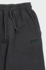 パッチスウェットパンツ/Patch sweatpants(washed charcoal)