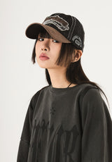 American vintage two-tone ball cap