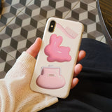 flying bunny hard phone case(glossy)