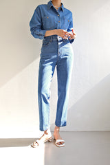 シリアルデニムBL ポケットシャツ/CEREAL DENIM BL / POCKET SHIRT