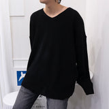 SKハッチVネックニット/SK Hacchi V-neck Knitwear (5 colors)