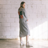 [Patchwork Waffle Onepiece] Grey (6626239250550)