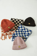 CHECKERBOARD MUFFLER BLACK (6639327608950)
